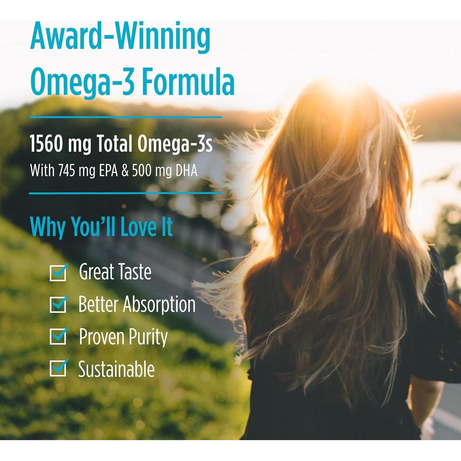 Omega-3 Líquido Nordic Naturals 473 ml Limón 1560 mg EPA DHA