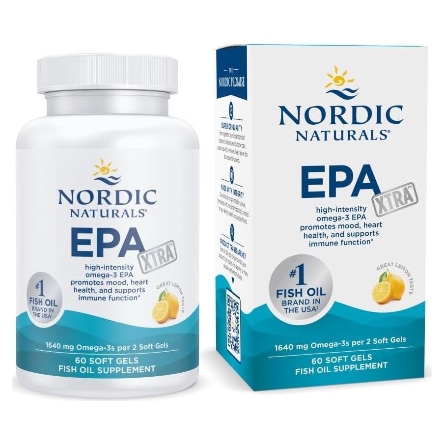 Nordic Naturals EPA Xtra 60 Gelatinas Blandas Limón 1640 mg Omega-3