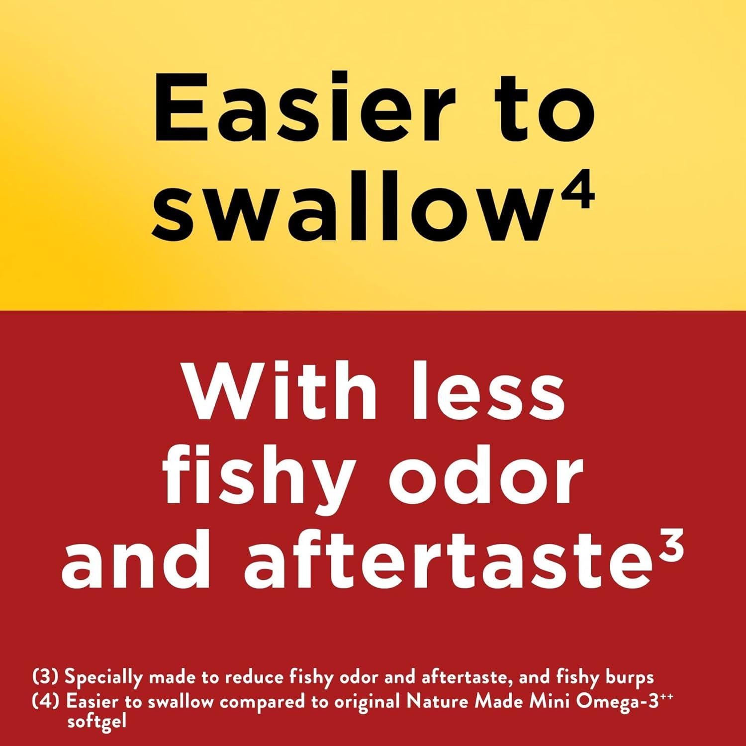 Suplemento Omega 3 Nature Made 1400 mg Sin Eructos 60 Gelatinas