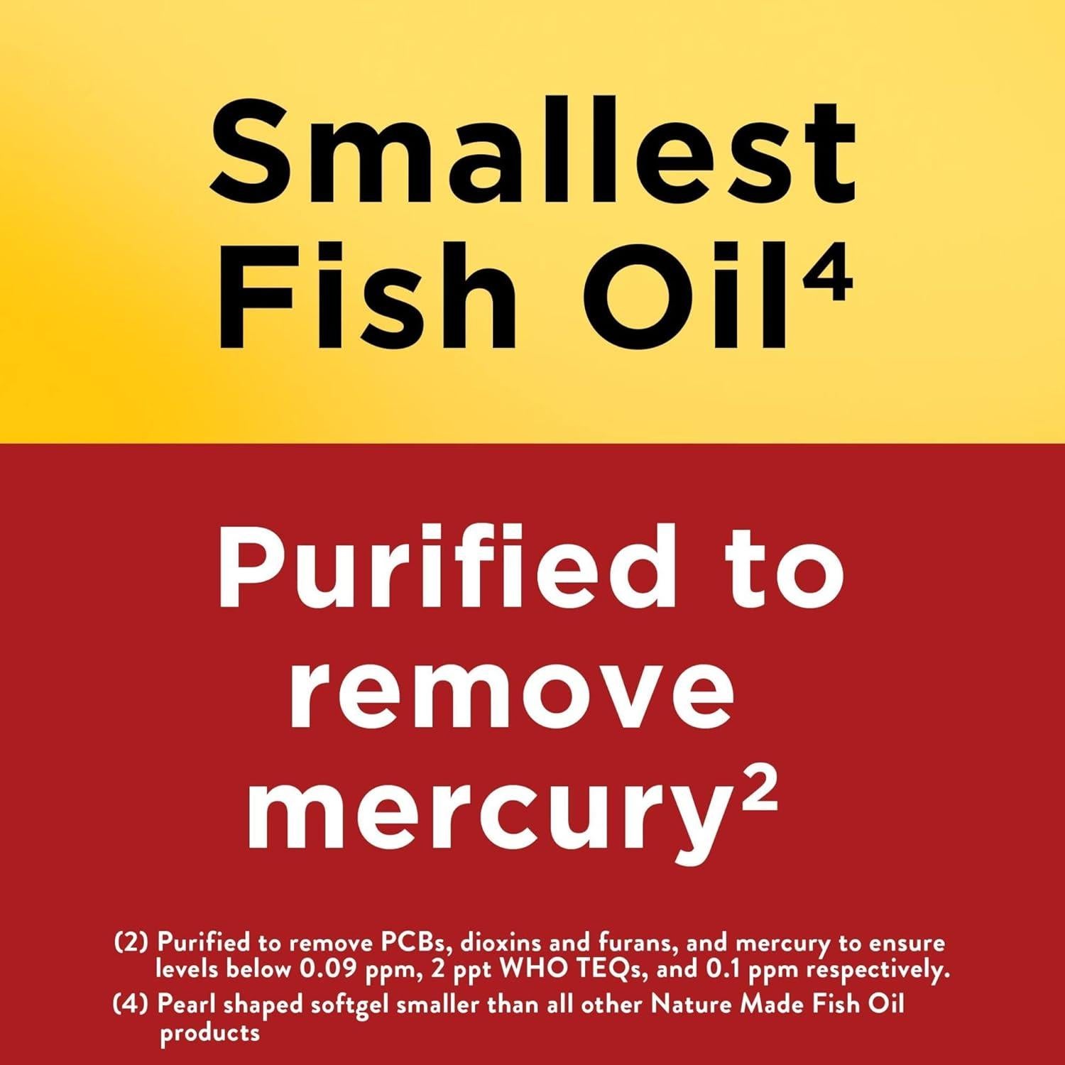 Suplemento Omega 3 Nature Made 550mg 300 Gelatinas Blandas