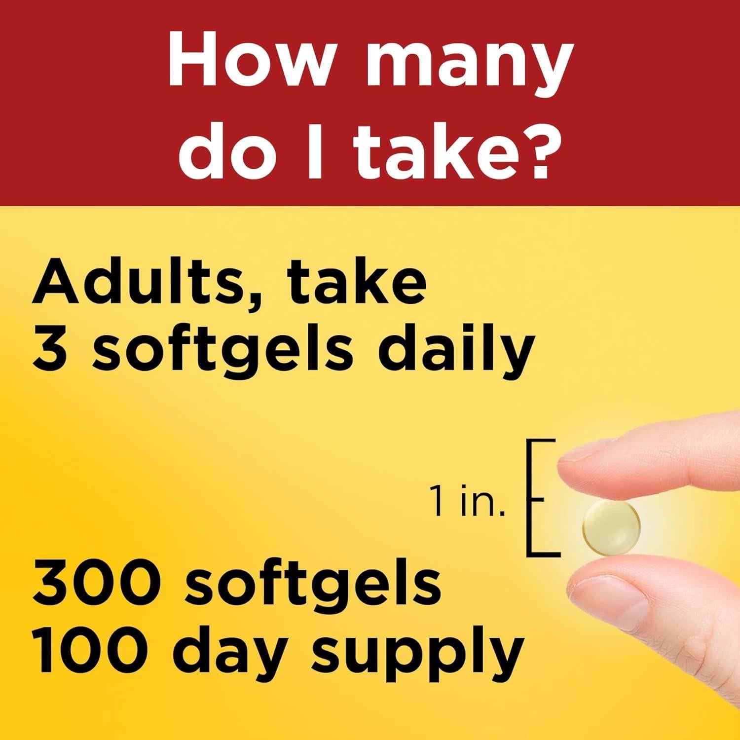 Suplemento Omega 3 Nature Made 550mg 300 Gelatinas Blandas