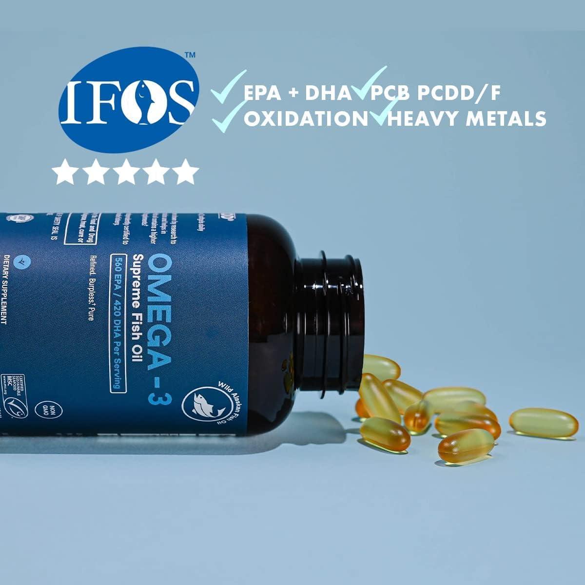 Omega-3 Supremo 1400 mg Life & Food - 180 Gelatinas Blandas