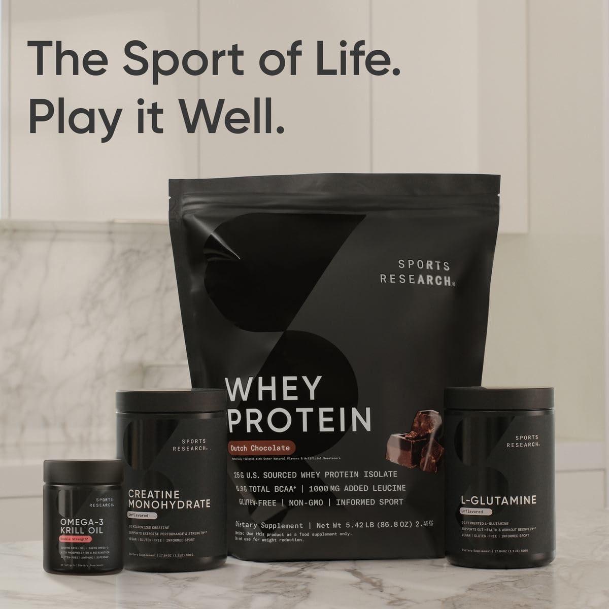 Aceite de Krill Antártico Omega 3 1000mg Sports Research - 60 Cápsulas