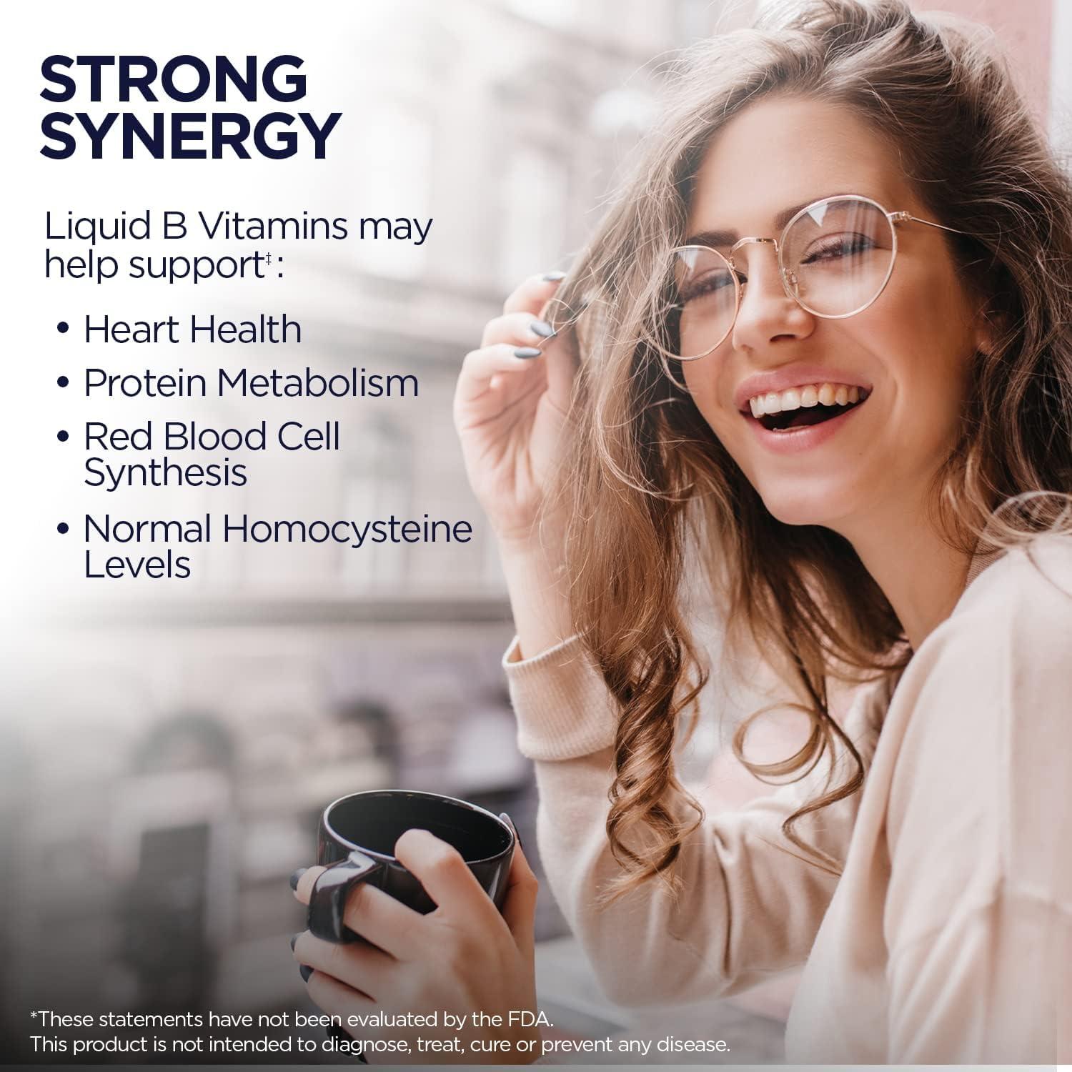 KAL Gotas de Vitamina B6 B12 y Ácido Fólico 59 Porciones