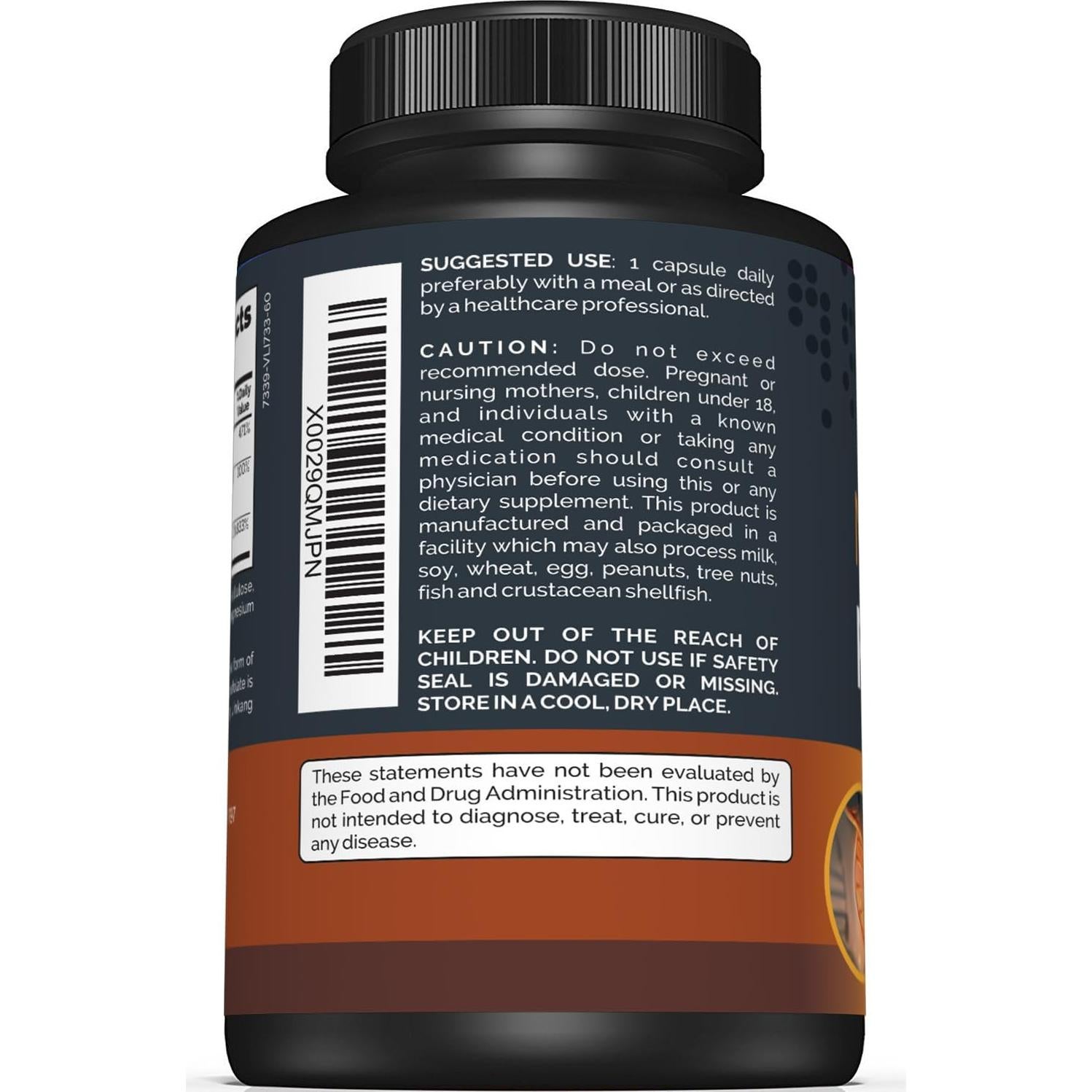 Suplemento Metilfolato Sunergetic 400 mcg + B12 y B6 - 60 Cápsulas