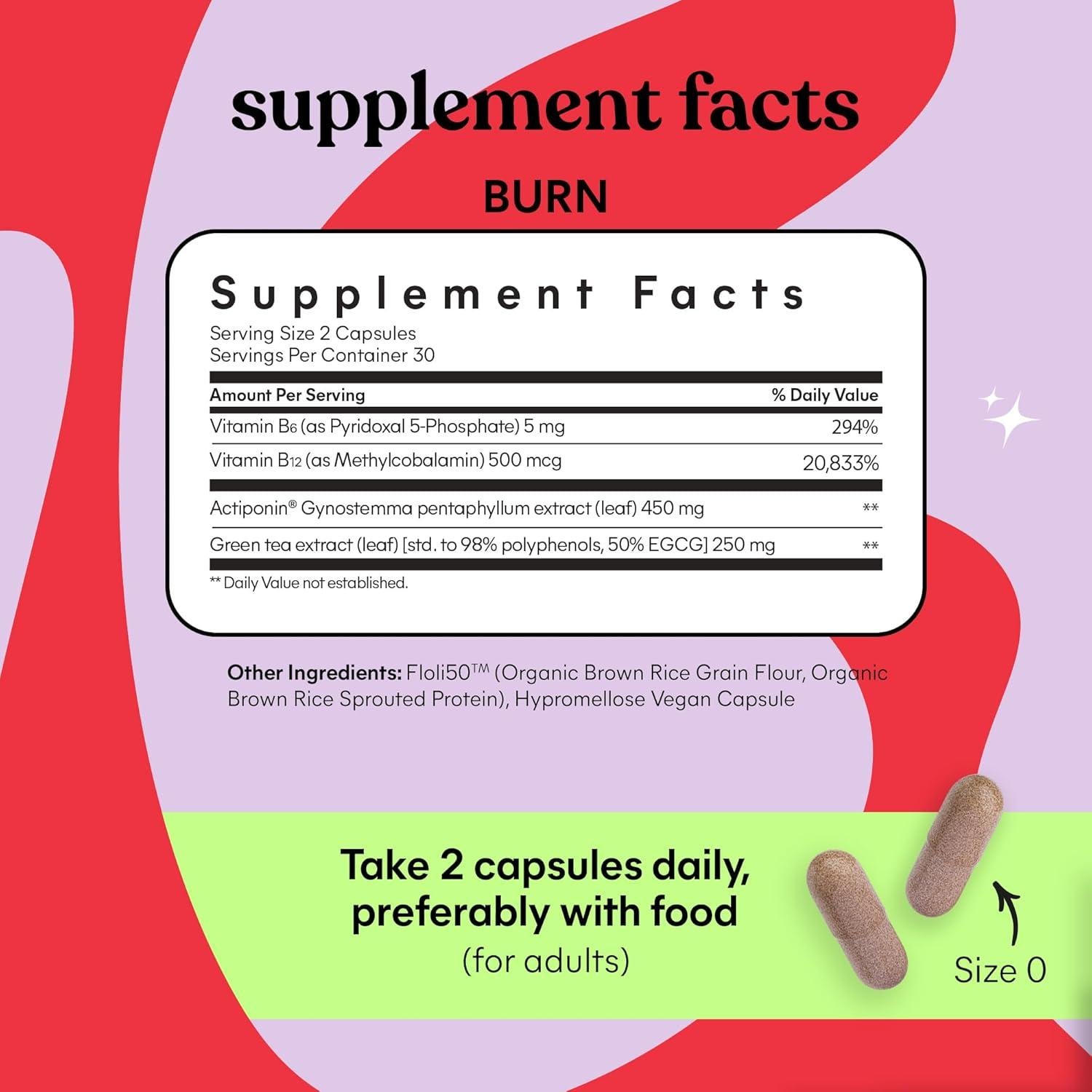 Lemme Burn Suplemento Quemador de Grasa 60 Cápsulas