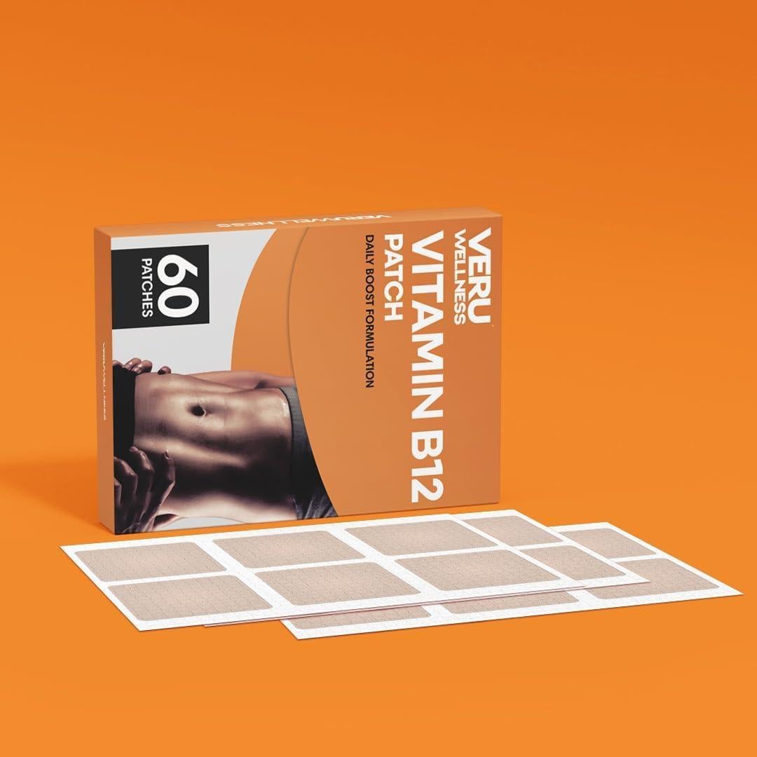 Parche Energía B12 Veru Wellness - 60 Parches Autoadhesivos