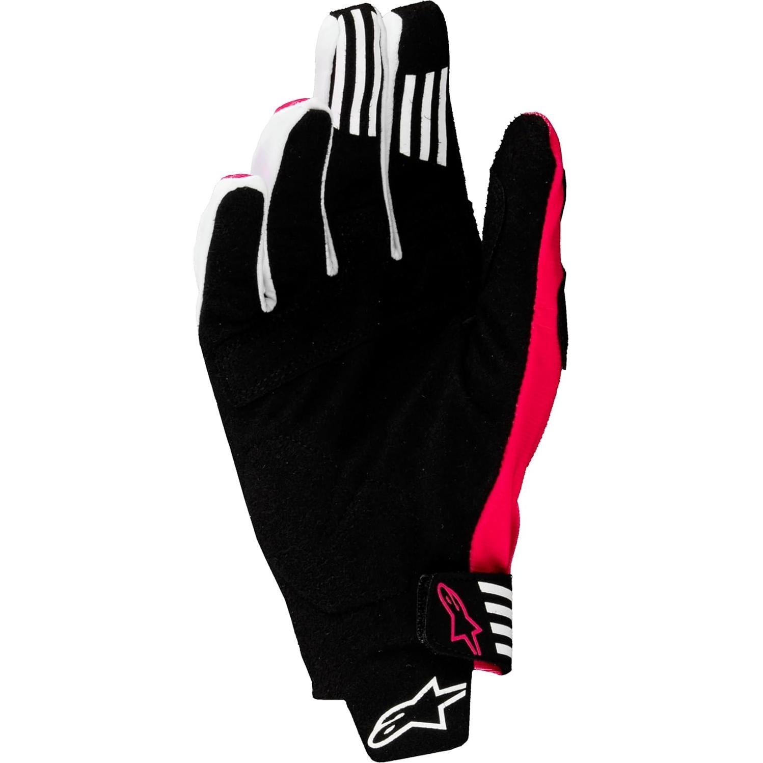 Guantes de Motocicleta Alpinestars Techstar Negro/Rosa Fluo XXL