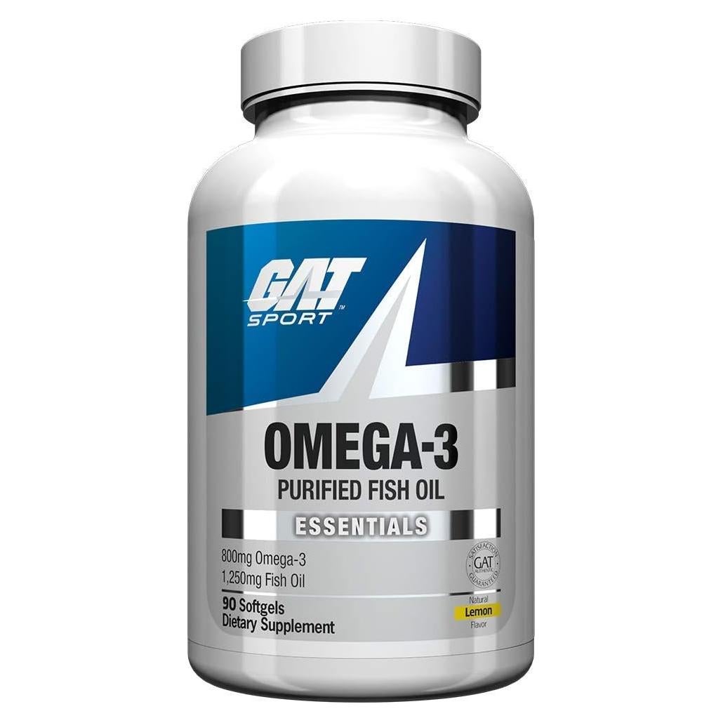 GAT Sport Aceite de Pescado Omega-3 800mg EPA DHA 90 Gelatinas