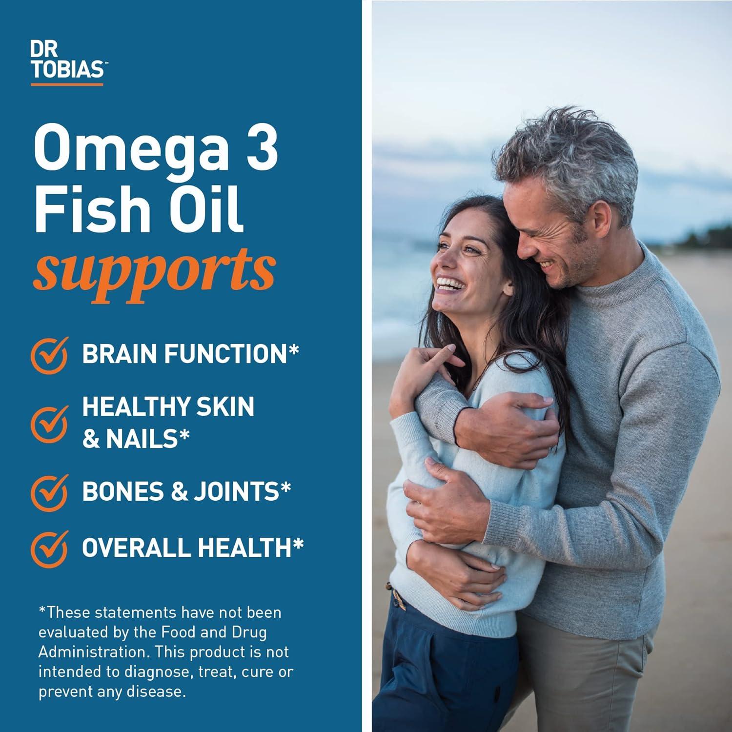 Suplemento Omega 3 Dr. Tobias 60 Cápsulas - Equilibrio Hormonal