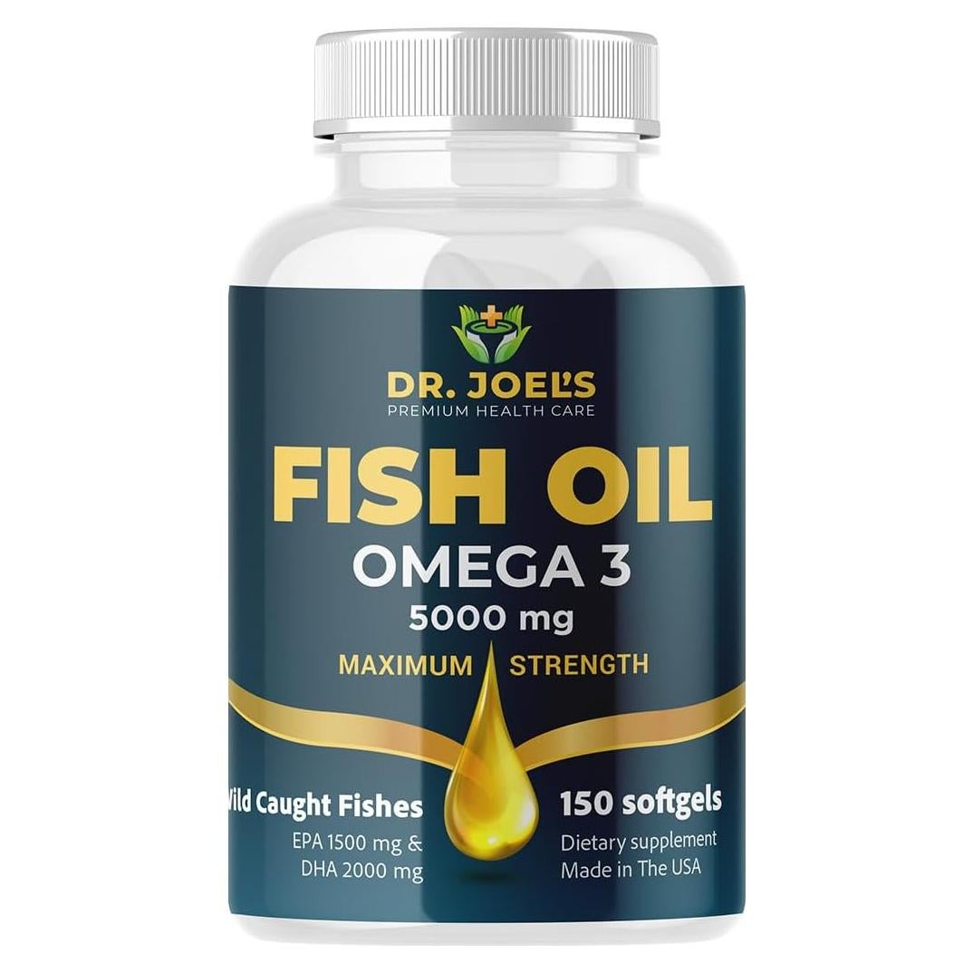 Aceite de Pescado Omega 3 Dr. Joel - 150 Cápsulas Blandas - Sin Regusto