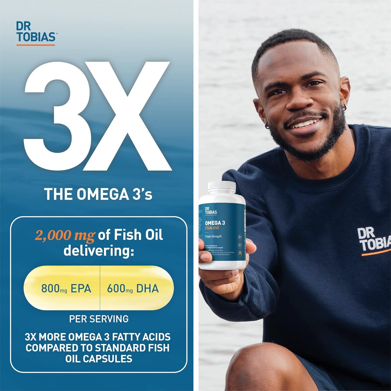 Suplemento Omega 3 Dr. Tobias con Multivitamínico y Probioticos