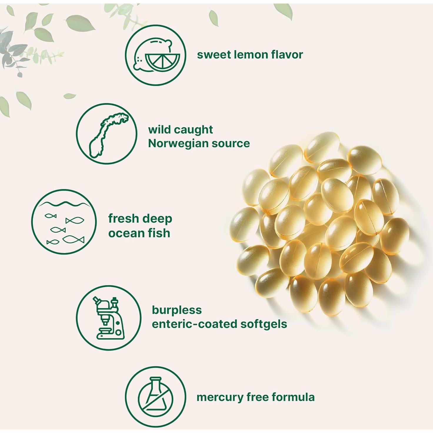 Suplemento Omega 3 Micro Ingredients 1000mg 300 Gelatinas