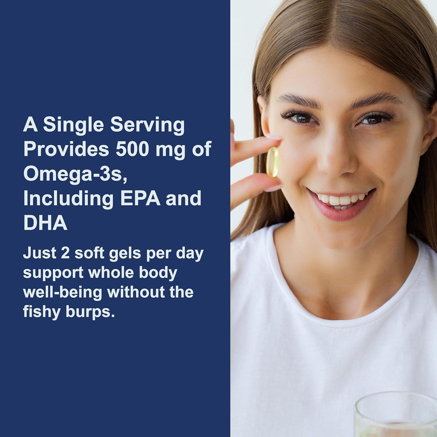 Aceite de Salmón Carlson 500 mg Omega-3 300 Cápsulas