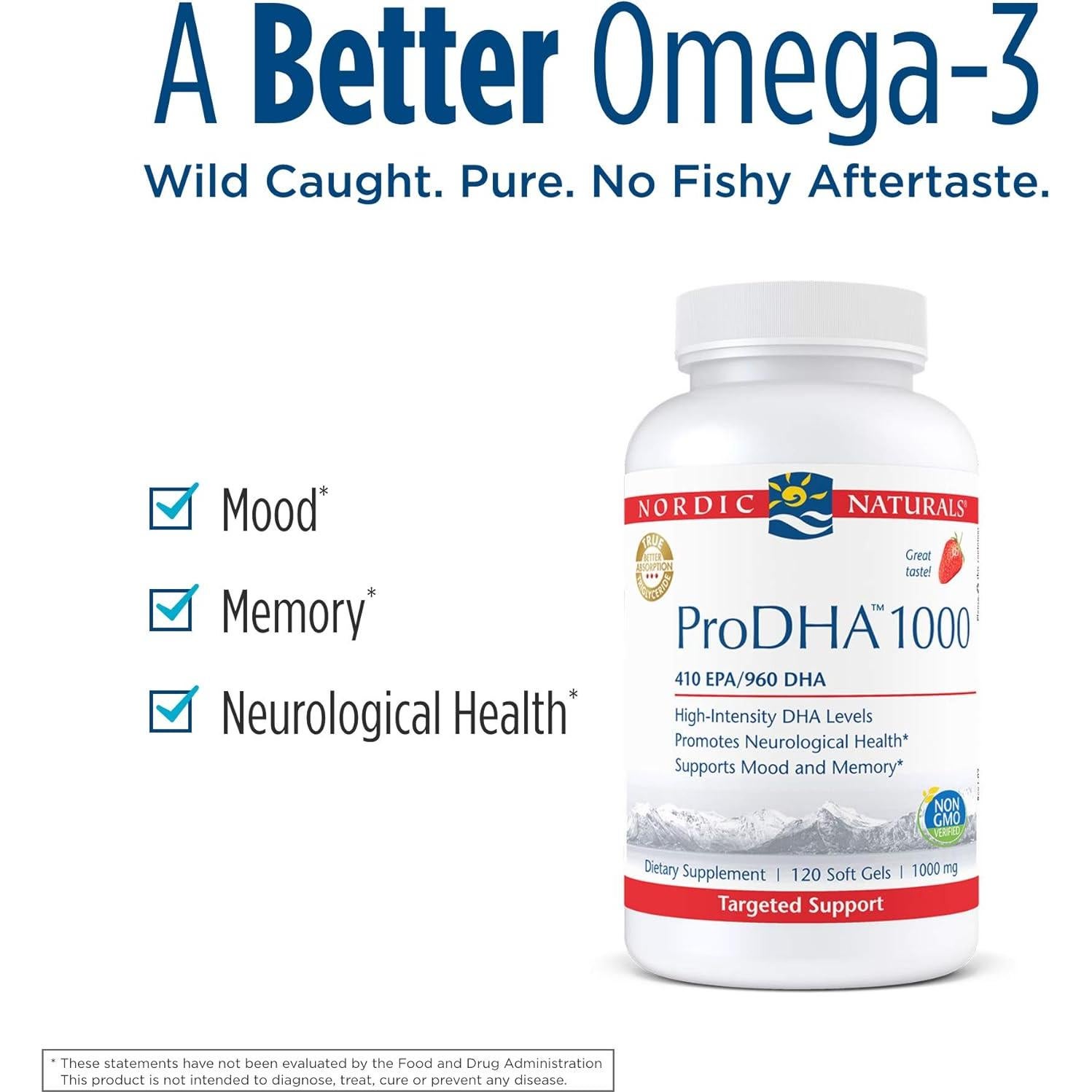 Nordic Naturals ProDHA 1000 - 120 Geles Blandos de Omega-3
