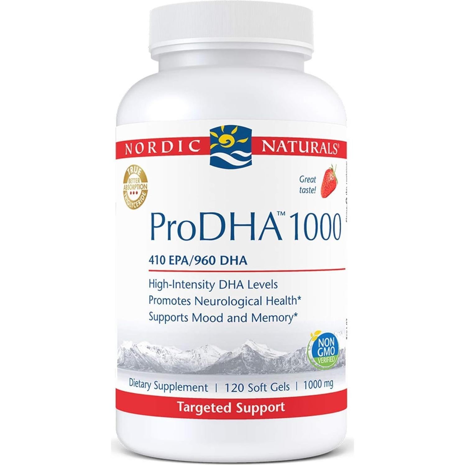 Nordic Naturals ProDHA 1000 - 120 Geles Blandos de Omega-3