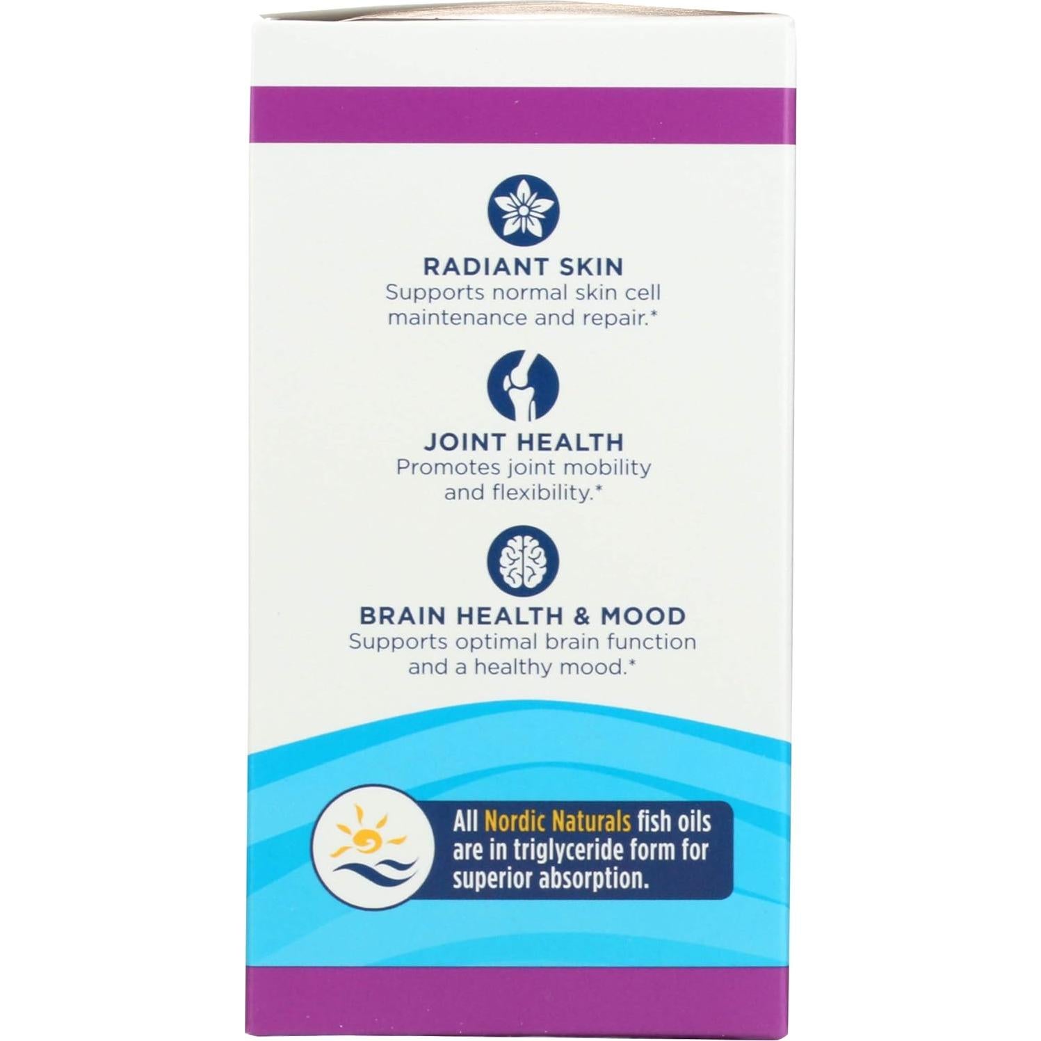 Suplemento Omega Completo Nordic Naturals 60 Geles Limón