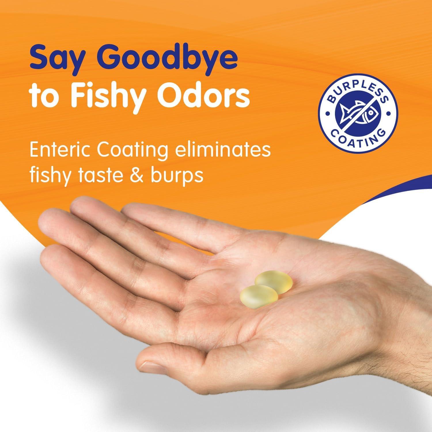 OmegaVia EPA 500 - Suplemento Omega-3 500 mg EPA 120 Cápsulas