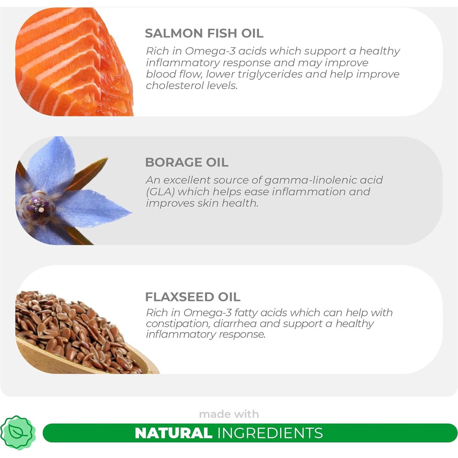 Aceite de Pescado Omega 3 para Perros VITA PET - 120 Tabletas