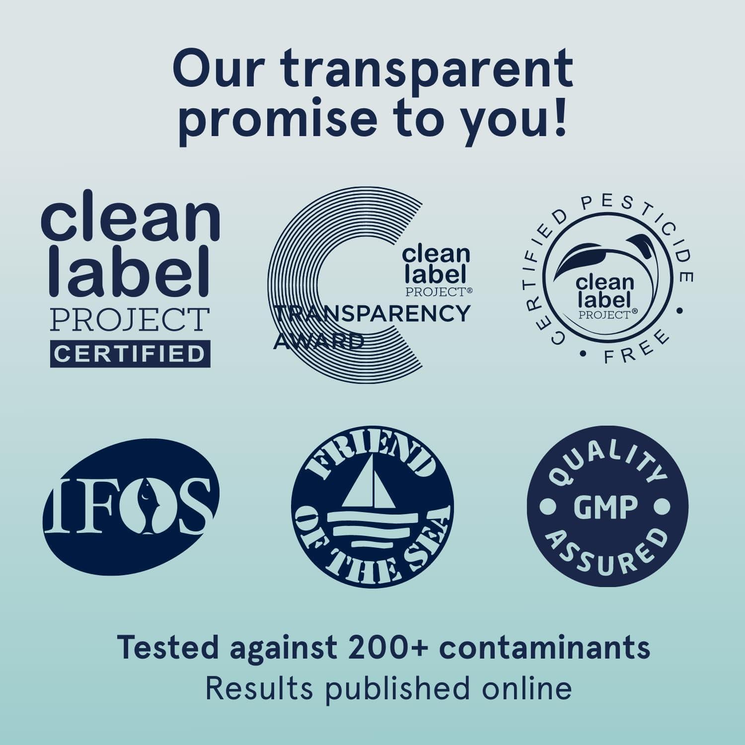 Puori Omega 3 Aceite de Pescado Ultra Puro 2000mg 120 Cápsulas