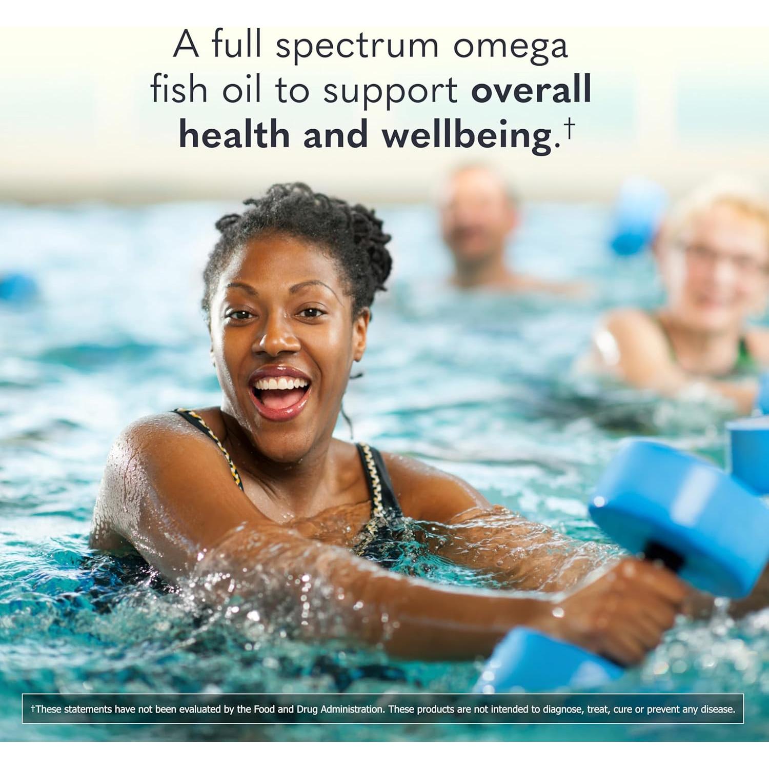 Aceite de Salmón Noruego Garden of Life - Omega-3 EPA DHA DPA - 60 Cápsulas Blandas