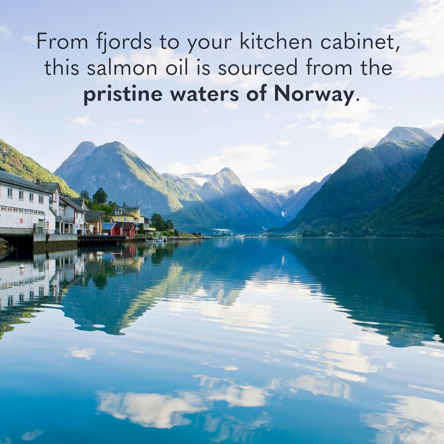 Aceite de Salmón Noruego Garden of Life - Omega-3 EPA DHA DPA - 60 Cápsulas Blandas