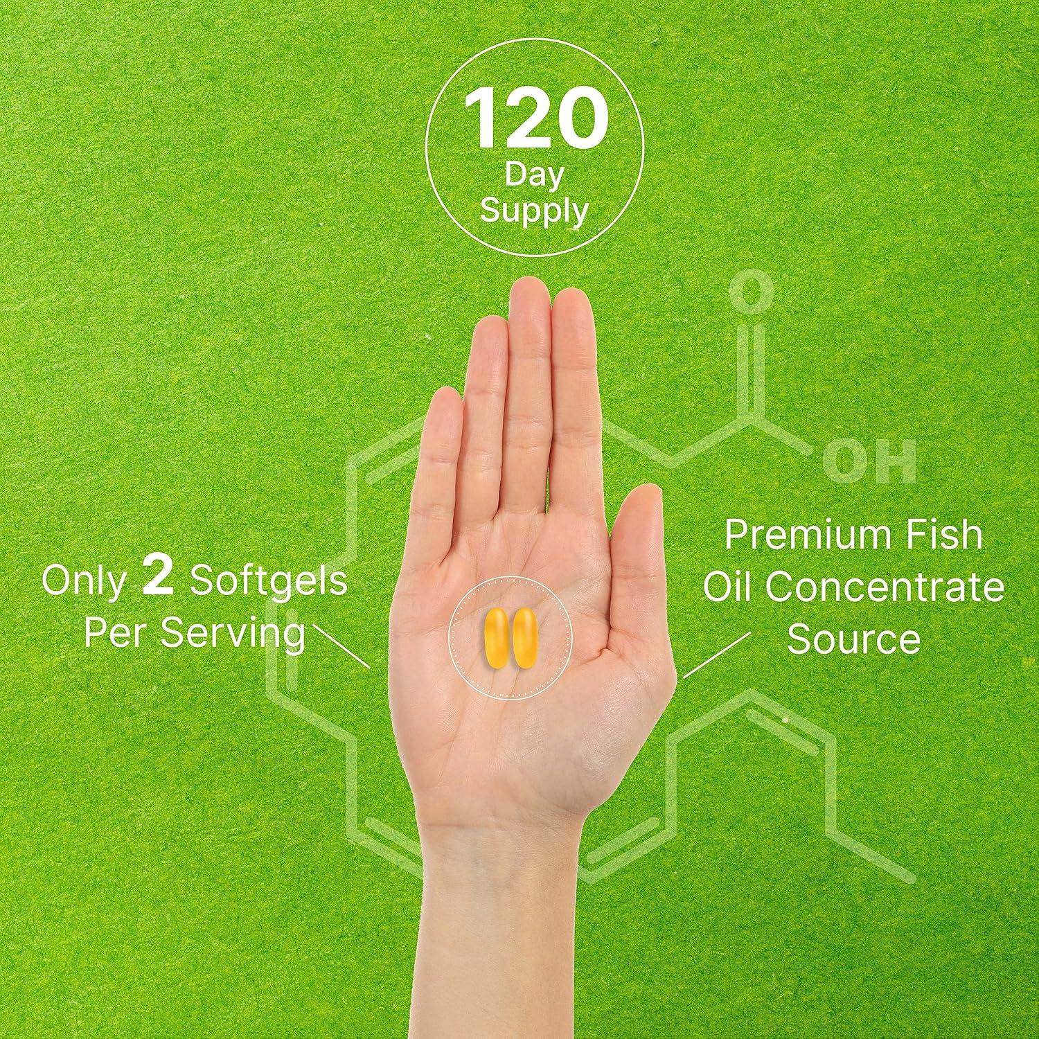 Suplemento Omega-3 DHA 1000mg Deal Supplement 240 Gelatinas