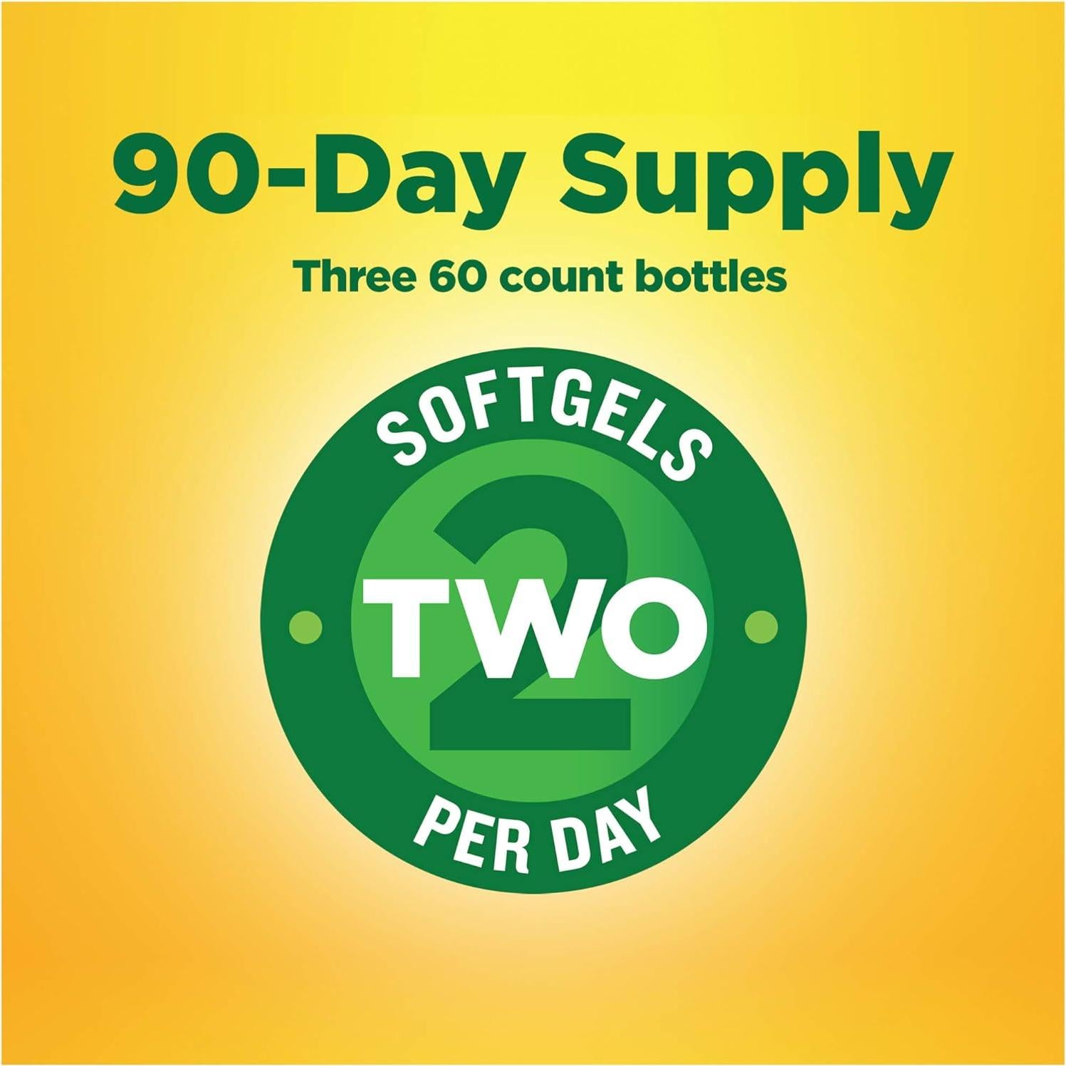 Aceite de Pescado Nature Made 1200 mg 60 Gelatinas Blandas Omega 3