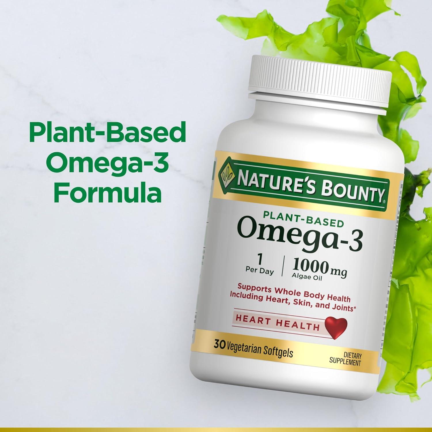 Suplemento Omega 3 Vegetal Nature's Bounty 520mg 30 Cápsulas