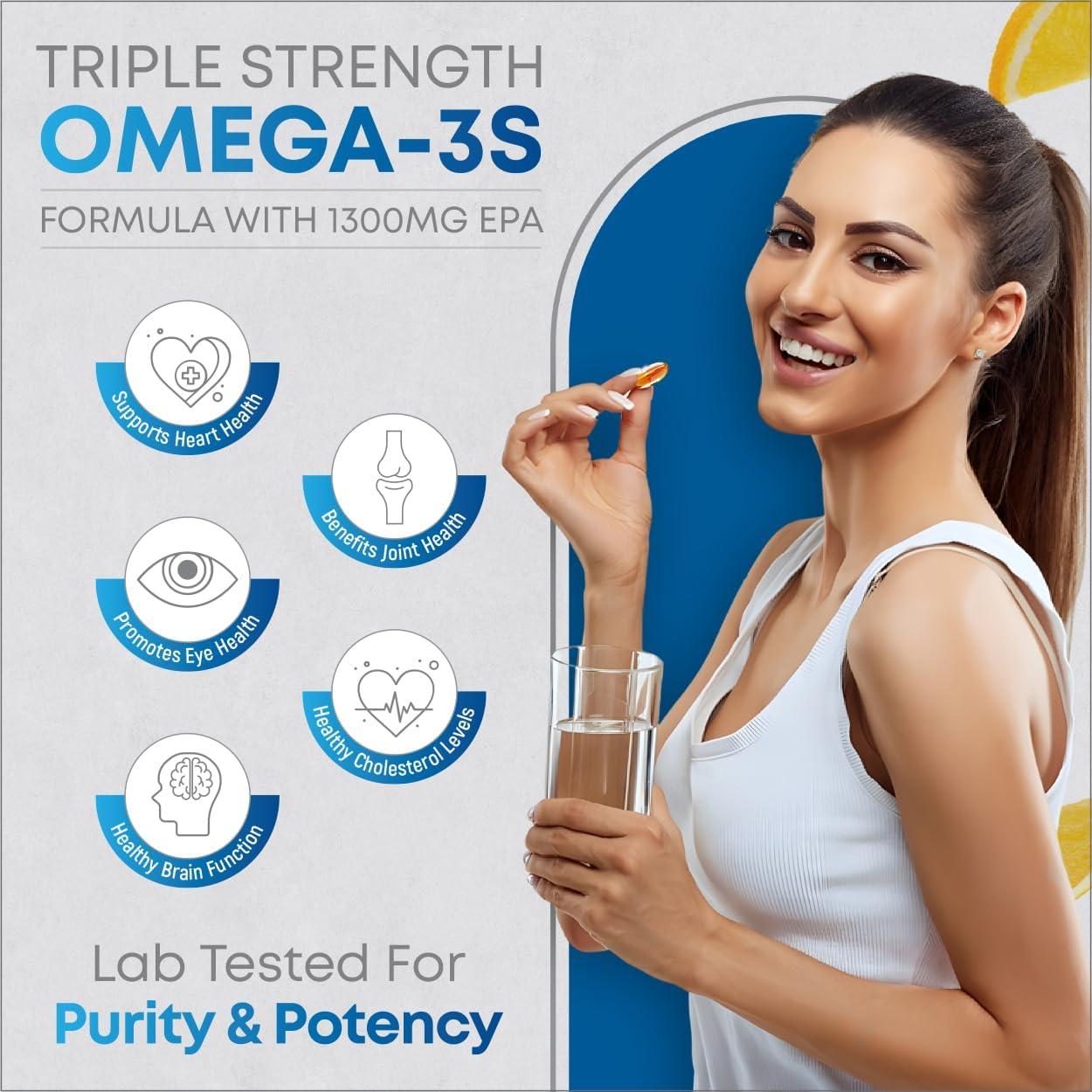 Aceite de Pescado Omega 3 Dr. Wise 3600mg 90 Cápsulas Blandas