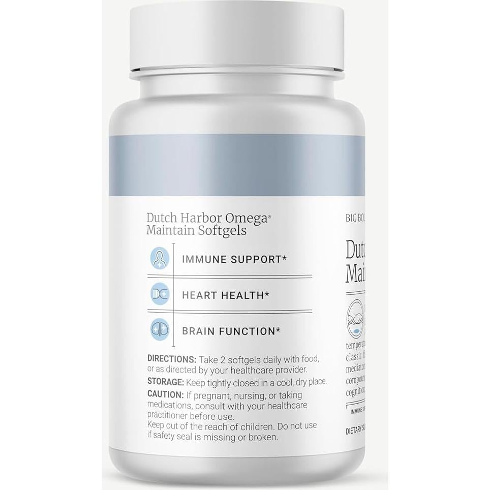 Suplemento Omega 3 Aceite de Hígado de Bacalao Big Bold Health - 120 Cápsulas