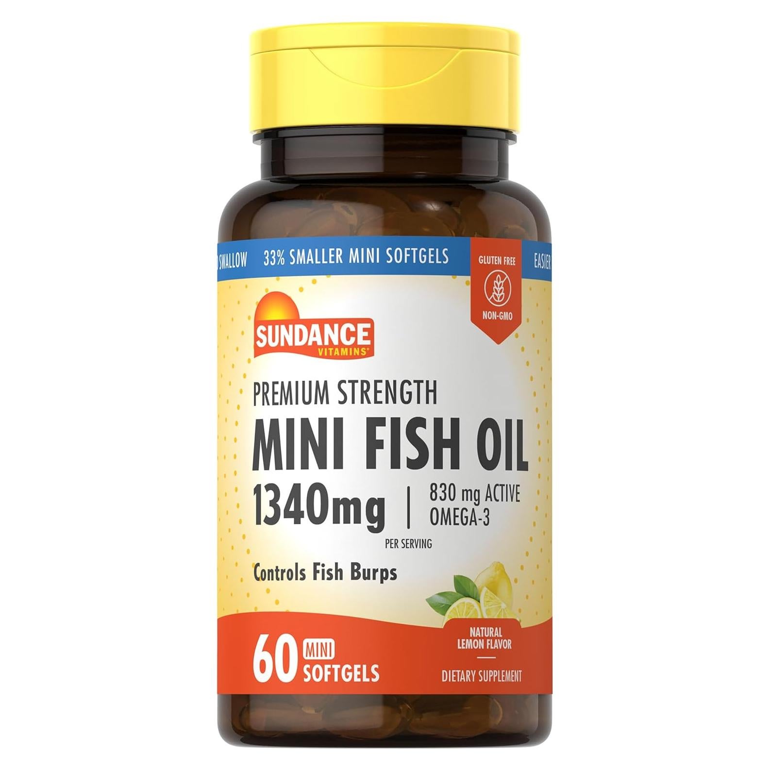 Cápsulas de Aceite de Pescado Sundance 1340mg - 60 Unidades