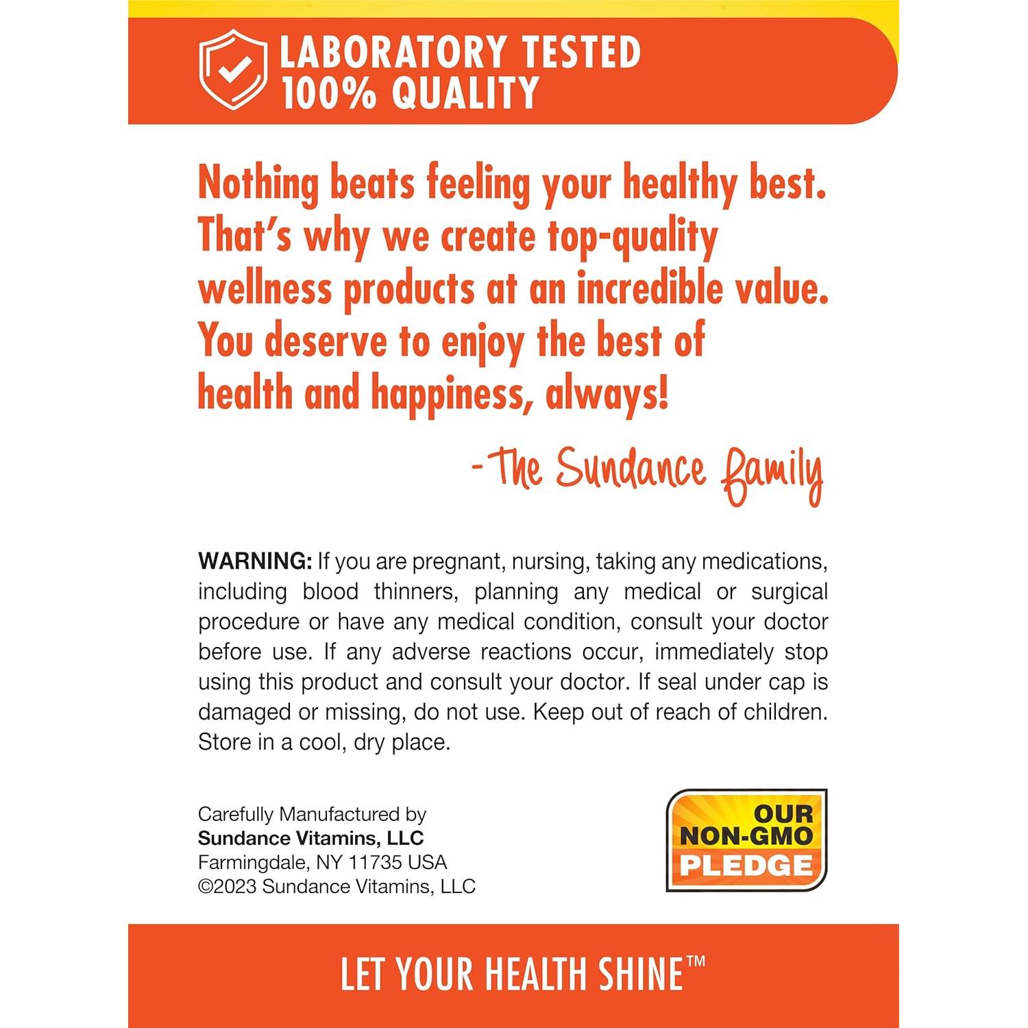 Cápsulas de Aceite de Pescado Sundance 1340mg - 60 Unidades