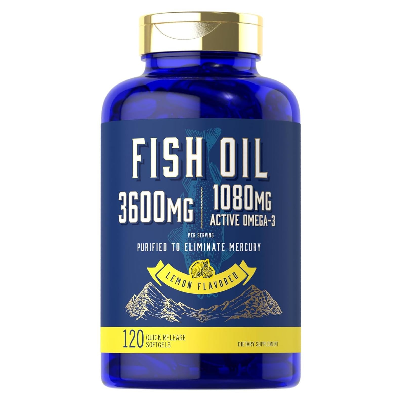 Carlyle Aceite de Pescado 3600mg Omega 3 120 Cápsulas