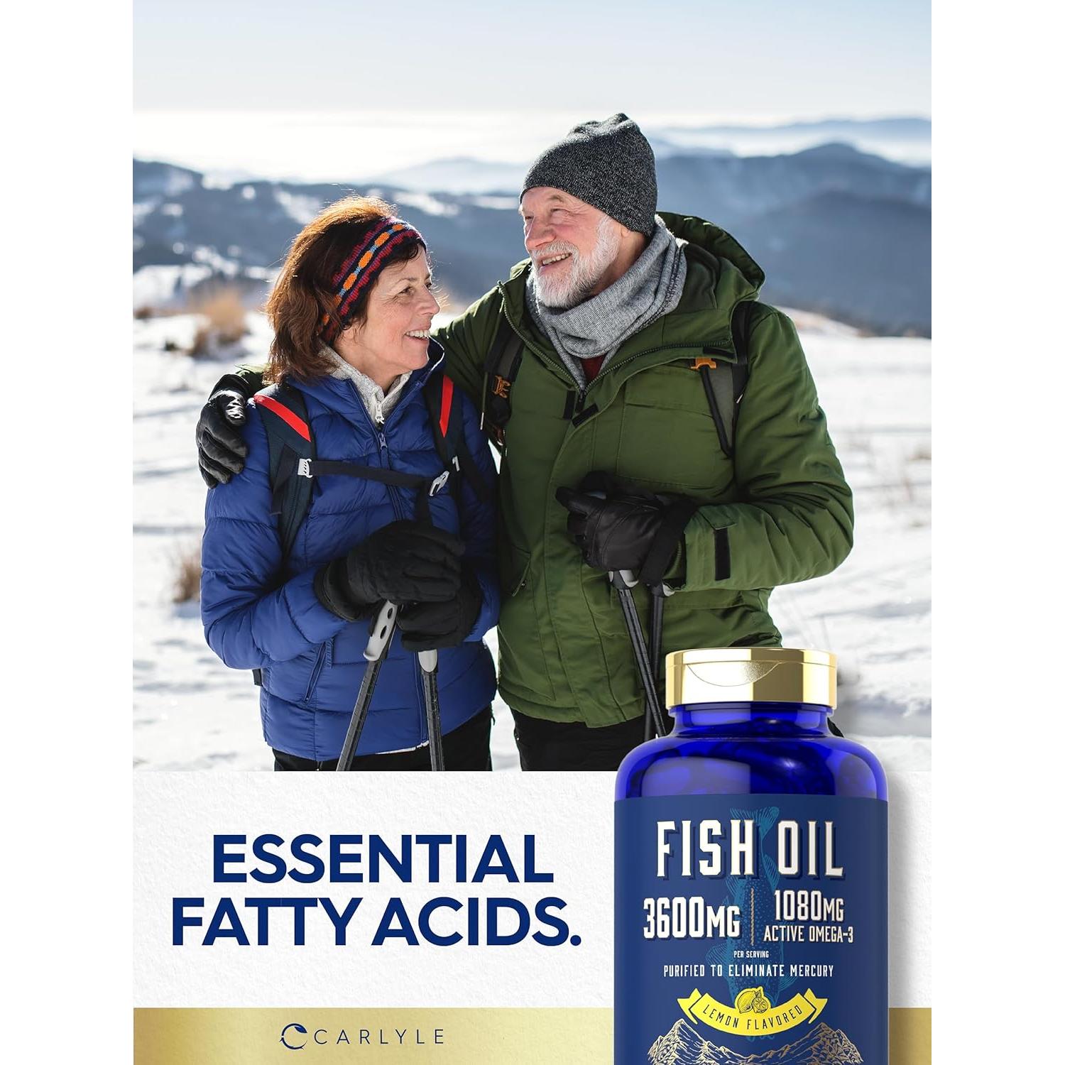 Carlyle Aceite de Pescado 3600mg Omega 3 120 Cápsulas
