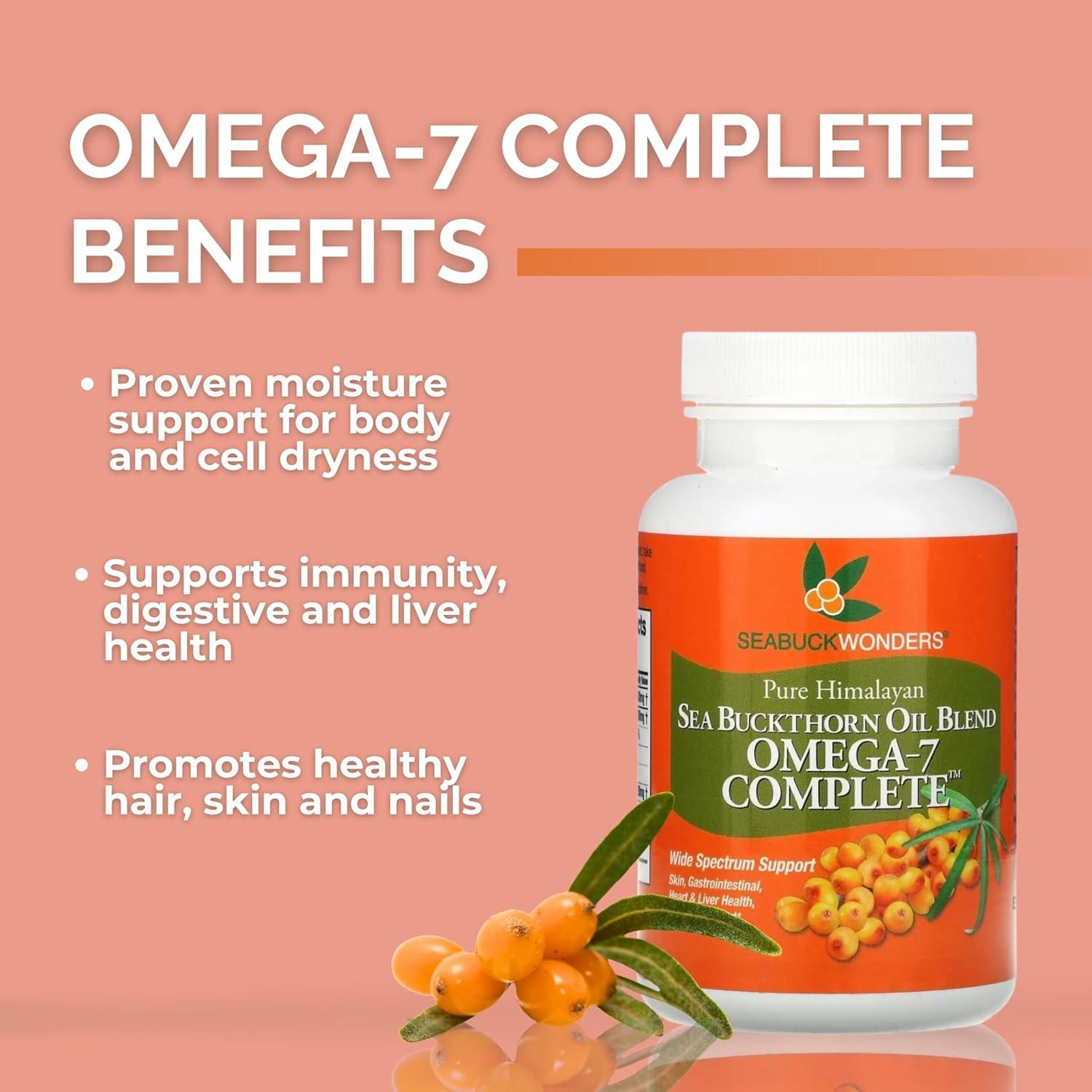 Aceite de Espino Marino Orgánico SeabuckWonders 1000mg 120 Cápsulas