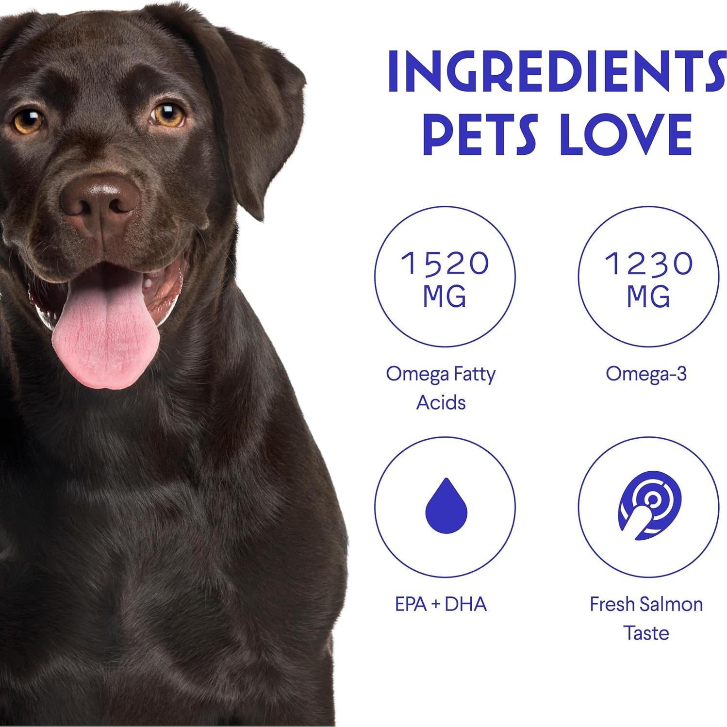 Aceite de Pescado para Perros Wonder Paws Omega 3 - 473 ml