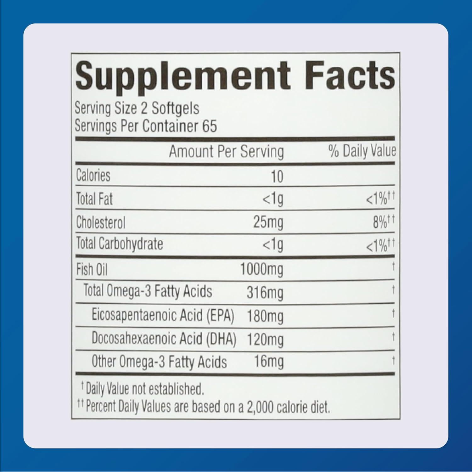 Aceite de Pescado Omega-3 Major 500mg 130 Cápsulas Blandas