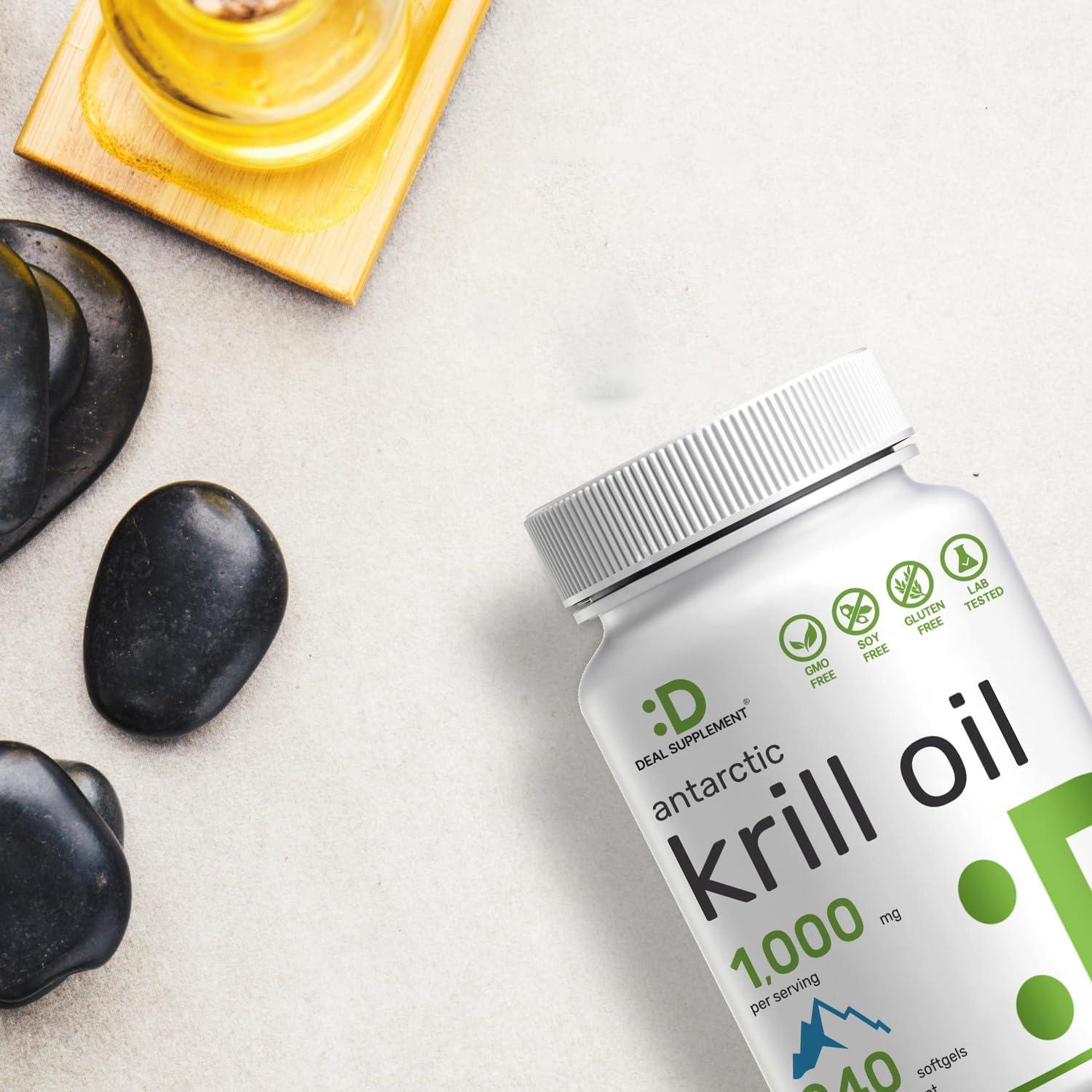 Suplemento Deal Aceite de Kril Antártico 1000mg 240 Cápsulas