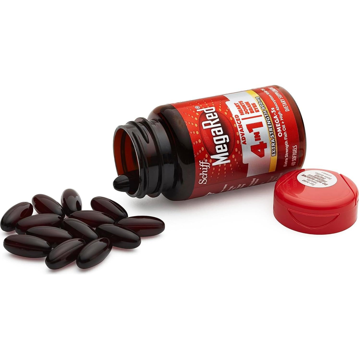 Suplemento Omega-3 MegaRed Avanzado 900mg 60 geles blandos