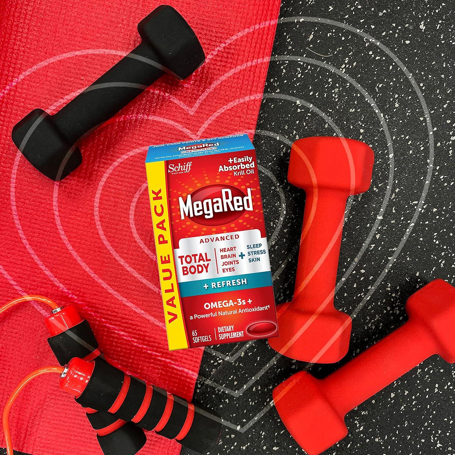 MegaRed Omega-3 Cuerpo Total + Refrescar 500mg 65 Cápsulas