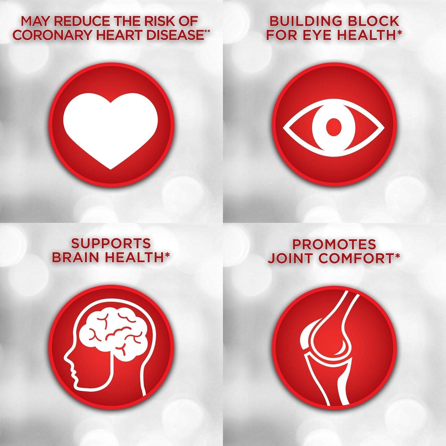 MegaRed Avanzado 4-en-1 Omega-3 500mg 80 Cápsulas Blandas