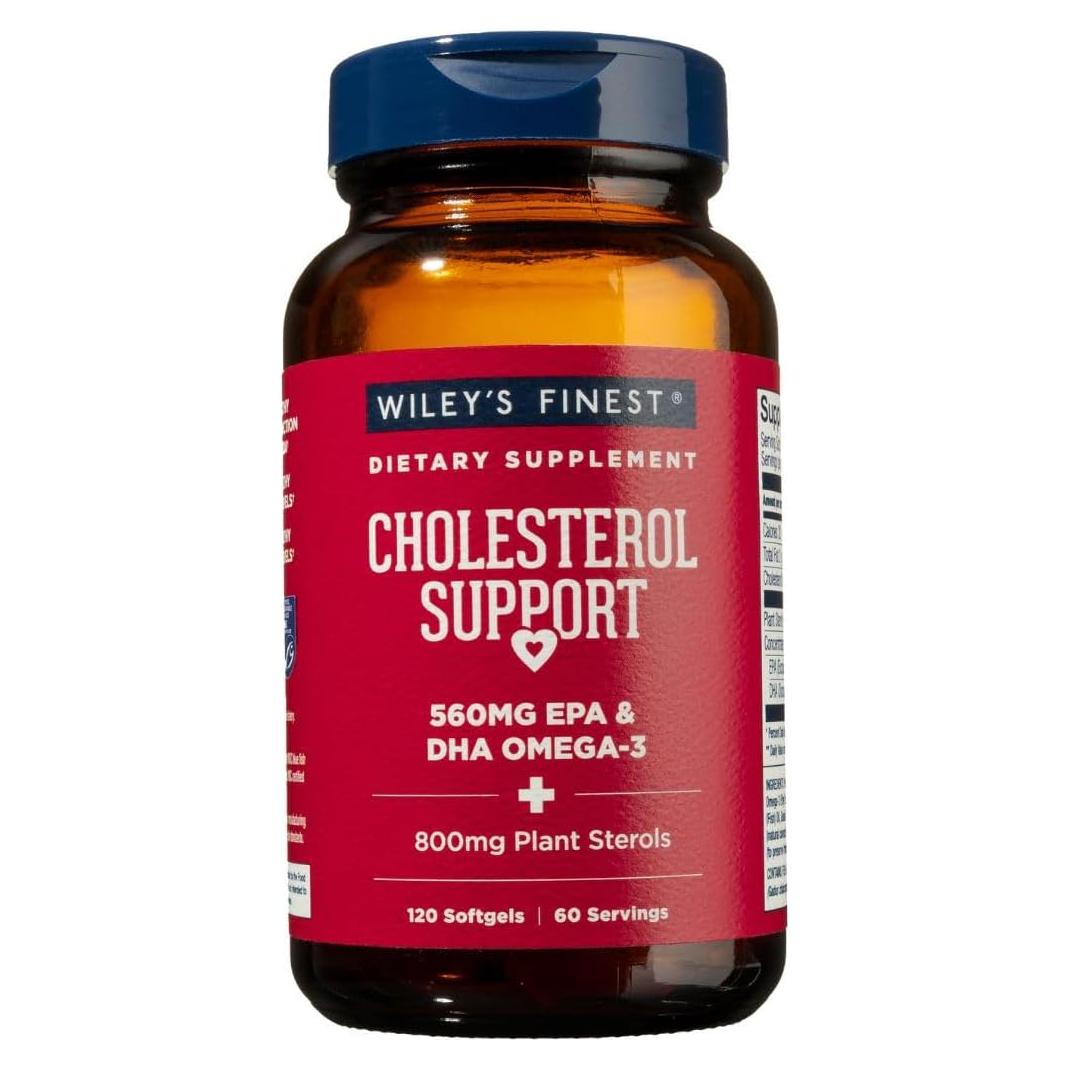 Aceite de Pescado Salvaje Wiley's Finest 120 Gelatinas 560mg Omega-3