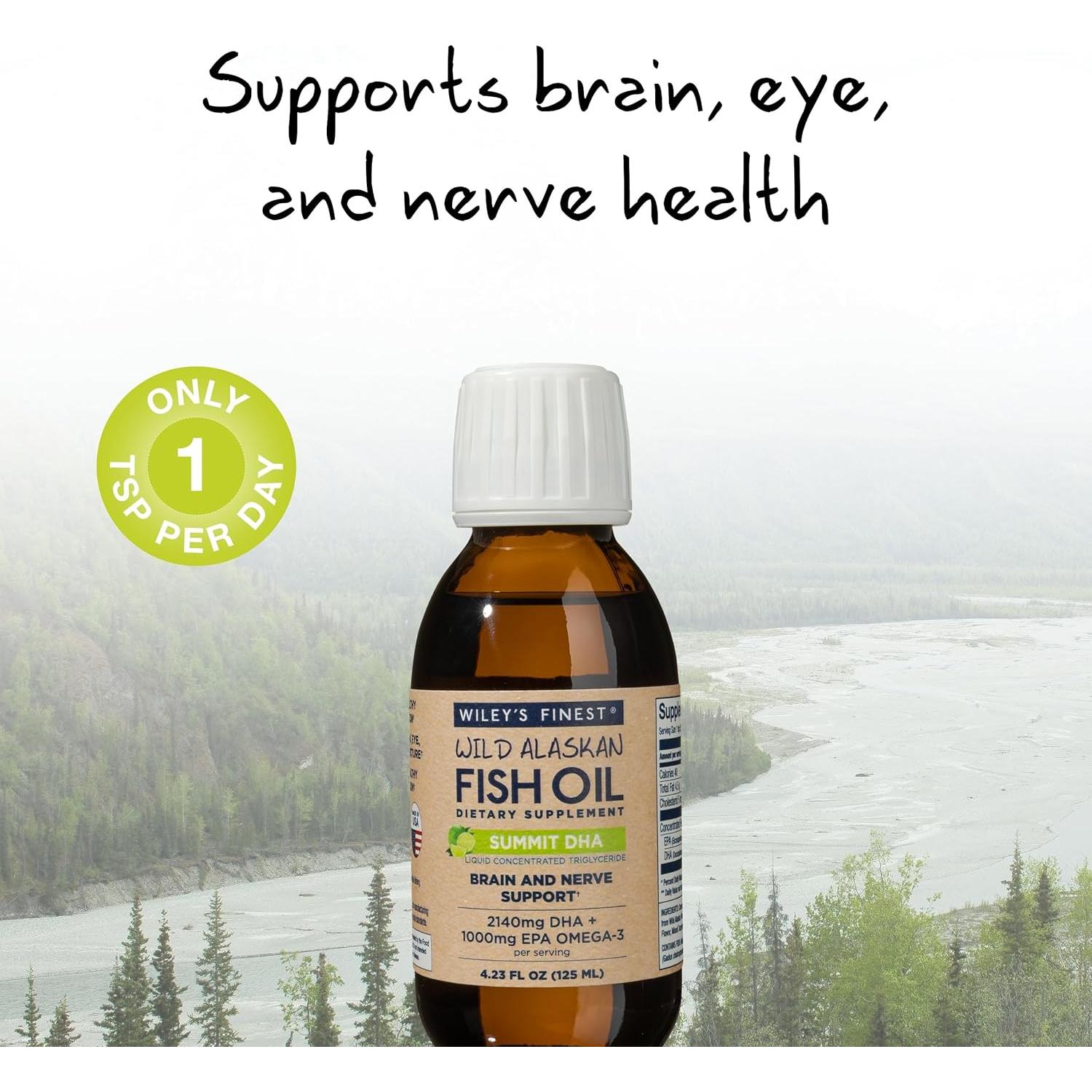 Aceite de Pescado Salvaje Wiley's Finest 120ml - 2140mg DHA