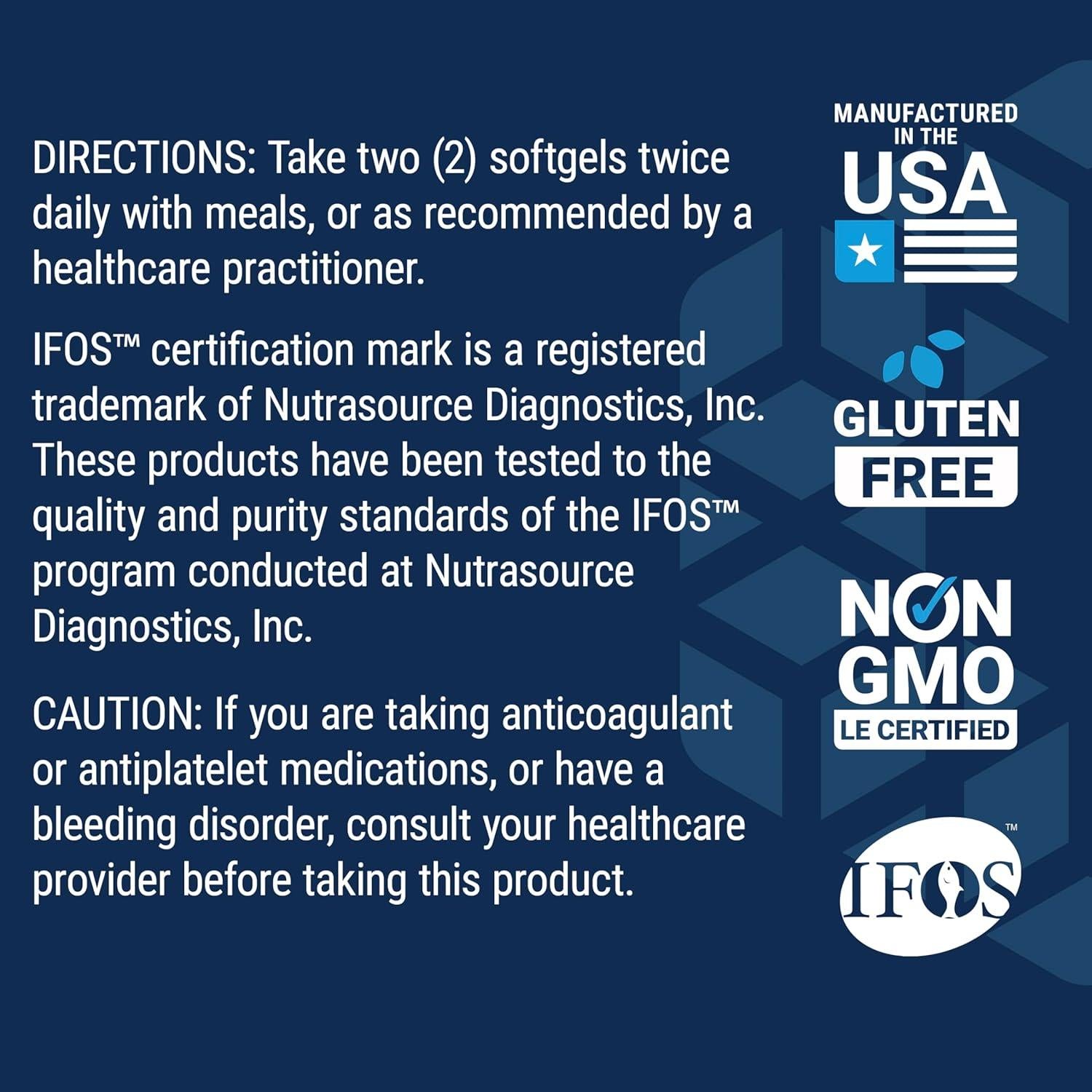 Life Extension Super Omega-3 EPA/DHA Aceite de Pescado 60 Gelatinas