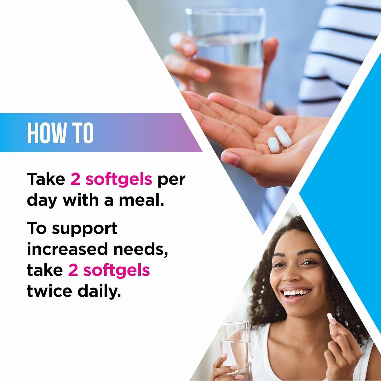 Suplemento Omega 3 Livingood Daily 60 Cápsulas Blandas 30 Días