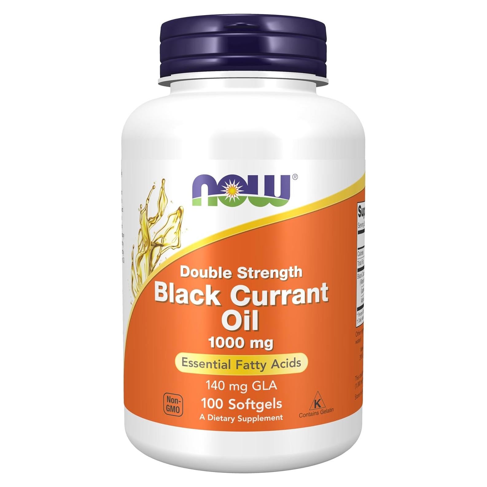 Suplemento NOW Foods Aceite de Grosella Negra 1000 mg GLA 140 mg