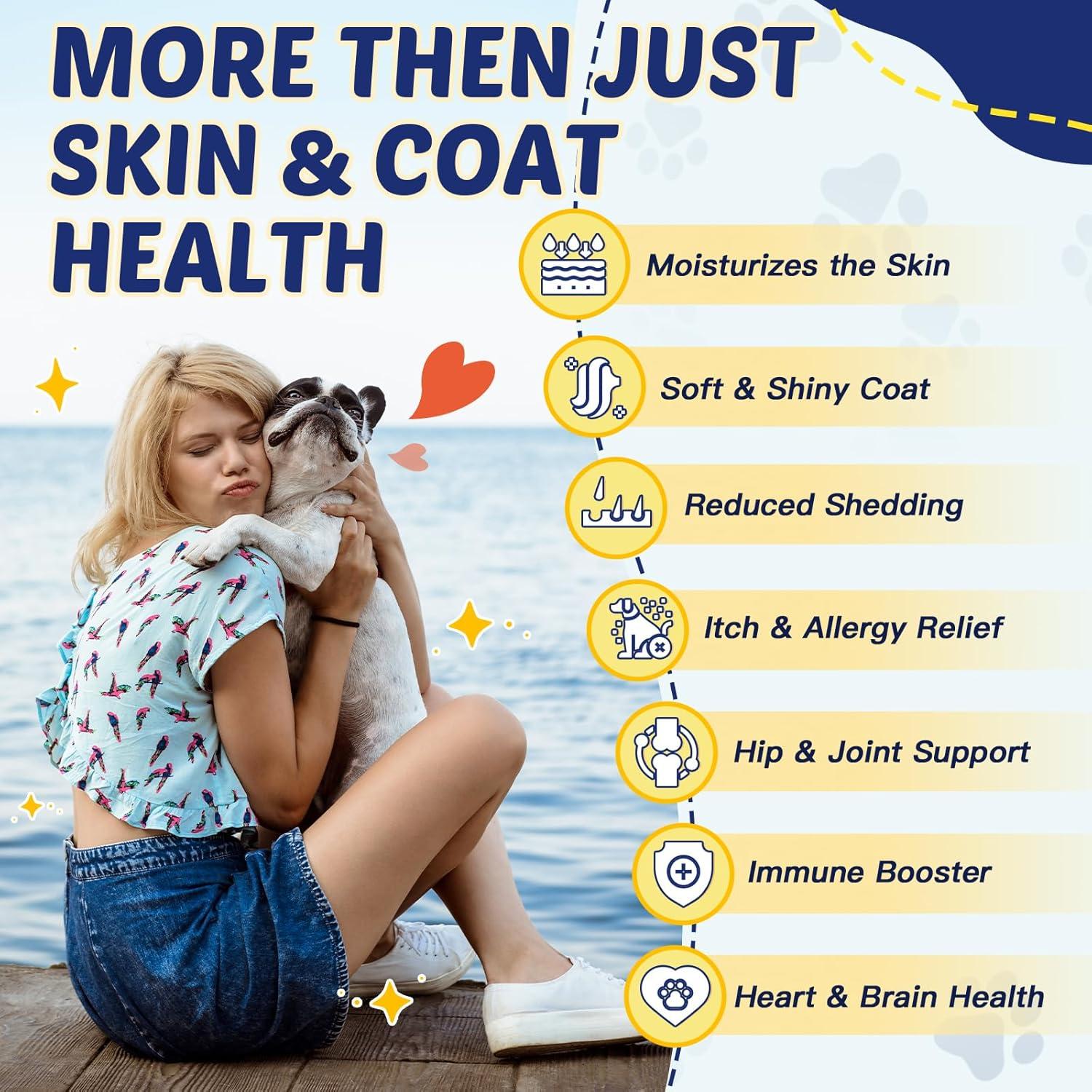 Suplemento Omega 3 para Perros Zebora 120 Golosinas