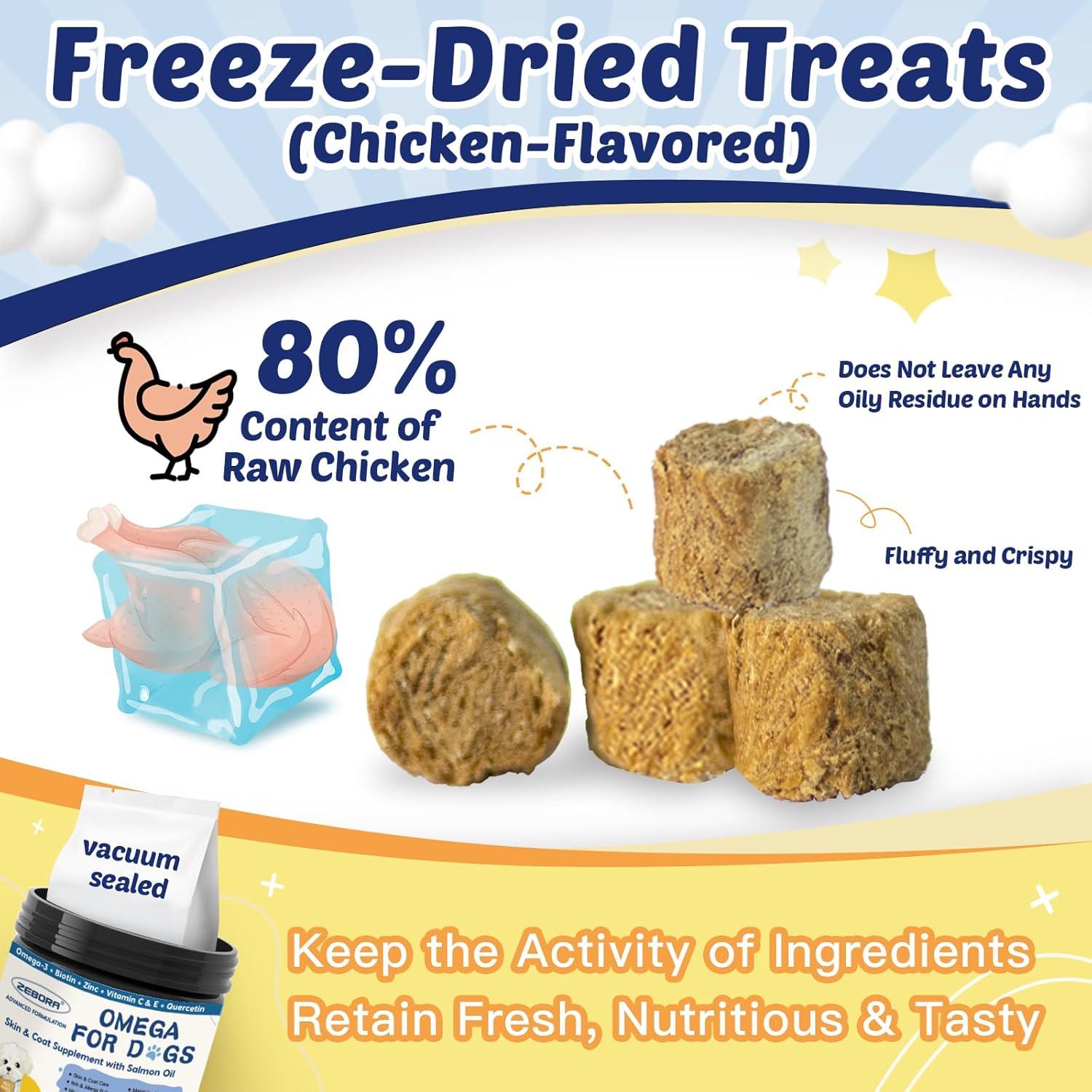 Suplemento Omega 3 para Perros Zebora 120 Golosinas