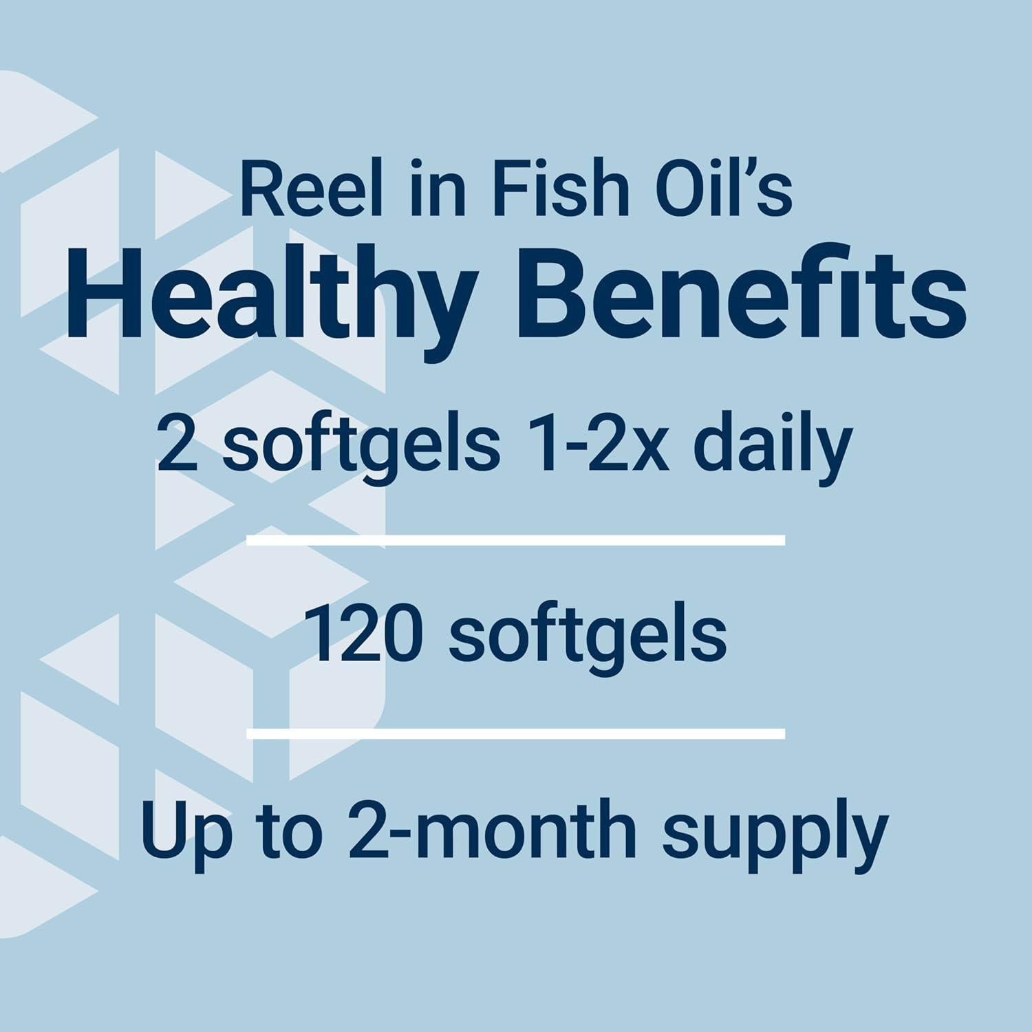 Extensión de Vida Mega EPA/DHA Omega-3 120 Cápsulas Blandas